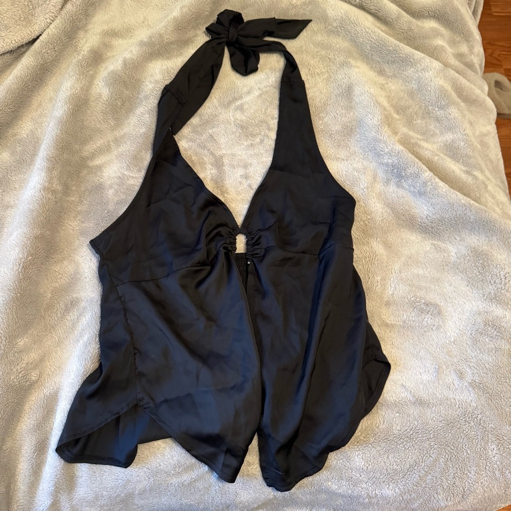 Free People black Halter Top in a size medium